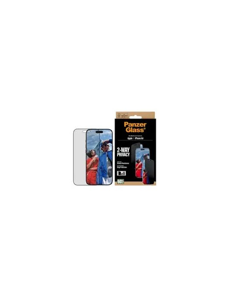 Panzerglass ® 2-Way Privacy Screen Protector Iphone Air | Ultra-Wide Fit W. Easyaligner Przezroczysta Ochrona Ekranu Apple 1 Szt
