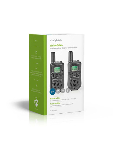 Nedis Wltk0500Bk Krótkofalówka Czarny