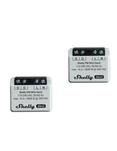 Shelly Pm Mini Gen3 Mądry Przełącznik 1P Szary