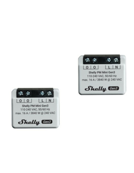 Shelly Pm Mini Gen3 Mądry Przełącznik 1P Szary