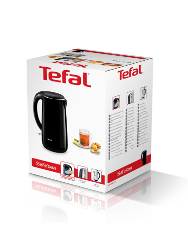 Tefal Safe'tea Ko2608 Czajnik Elektryczny 1,7 L 1800 W Czarny