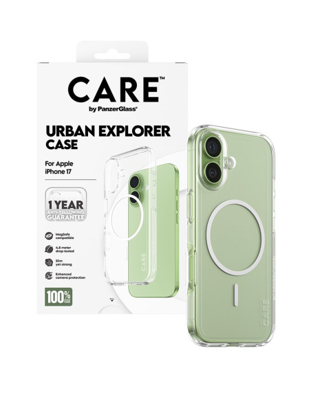 Panzerglass Care™ By ® Urban Explorer Case Transparent W. White Magsafe Iphone 17 Pokrowiec Na Telefon Komórkowy Przezroczysty