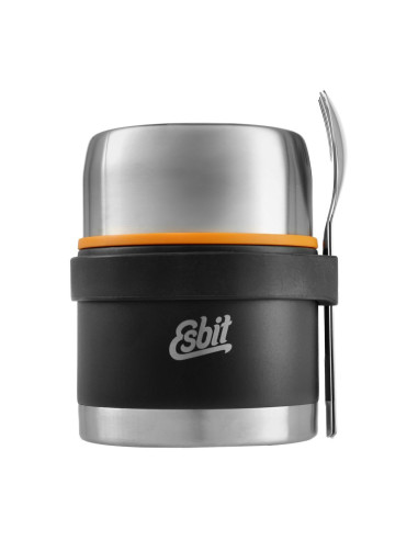 Termos Obiadowy Esbit Classic Food Jug With Cutlery Set 0,5L - Black