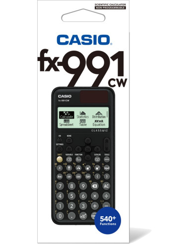 Casio Fx-991Cw Kalkulator Naukowy Box. Czarny.