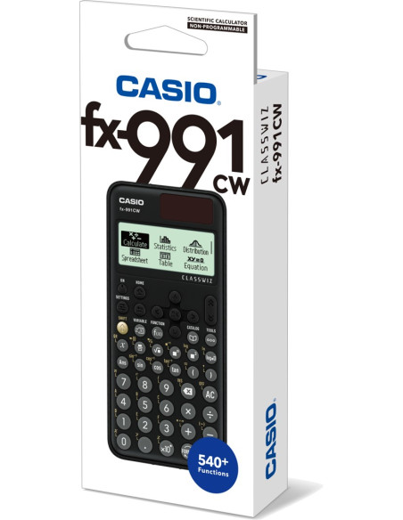 Casio Fx-991Cw Kalkulator Naukowy Box. Czarny.