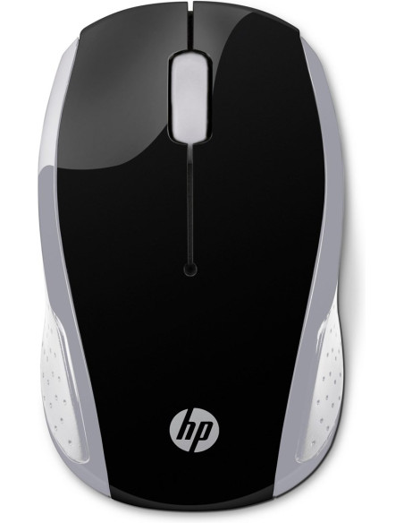 Hp Maus 200 Kabellos Usb-A 3-Tasten Silber/Schwarz