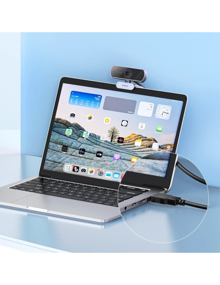 Ugreen Cm678 Kamera Internetowa 2 Mp 1920 X 1080 Px Usb 3.2 Gen 1 (3.1 Gen 1) Szary