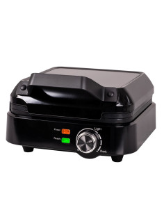 Eldom Gofrownica Wa900 Waflo 1200-2000W, Płynna Regulacja Temperatury, Blokada Pokrywy, Nienagrzwający Sie Uchwyt