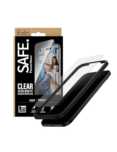 Panzerglass Safe. By ® Screen Protector Iphone Air | Ultra-Wide Fit W. Easyaligner Przezroczysta Ochrona Ekranu Apple 1 Szt.