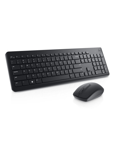 Dell Km3322W Klawiatura Dołączona Myszka Rf Wireless Amerykański Międzynarodowy Czarny