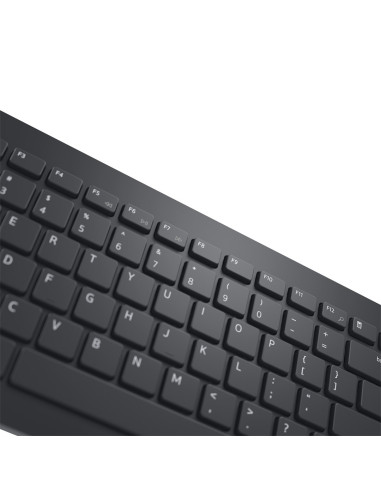Dell Km3322W Klawiatura Dołączona Myszka Rf Wireless Amerykański Międzynarodowy Czarny