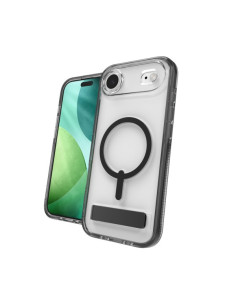Zagg Santa Cruz Snap Kickstand Pokrowiec Na Telefon Komórkowy 16,5 Cm (6.5") Czarny, Przezroczysty