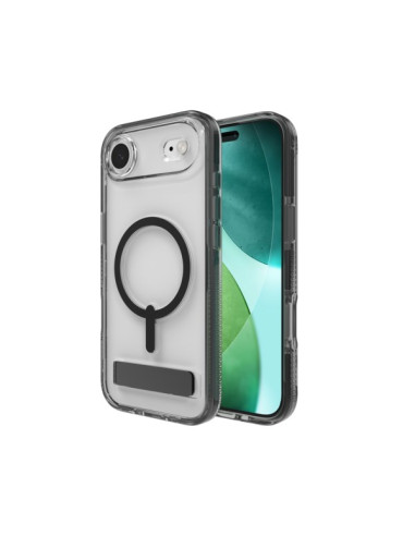 Zagg Santa Cruz Snap Kickstand Pokrowiec Na Telefon Komórkowy 16,5 Cm (6.5") Czarny, Przezroczysty
