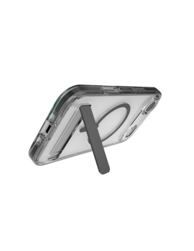 Zagg Santa Cruz Snap Kickstand Pokrowiec Na Telefon Komórkowy 16,5 Cm (6.5") Czarny, Przezroczysty