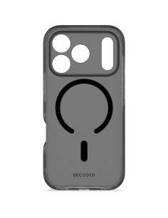 Decoded Droptec Transparent Backcover - Obudowa Ochronna Do Iphone 17 Pro Kompatybilna Z Magsafe (Frosted Black)