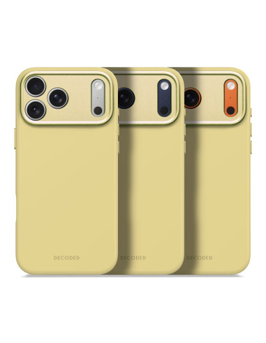 Decoded Silicone Backcover Apple Iphone 17 Pro Max Yuma Yellow Pokrowiec Na Telefon Komórkowy 17,5 Cm (6.9") Żółty