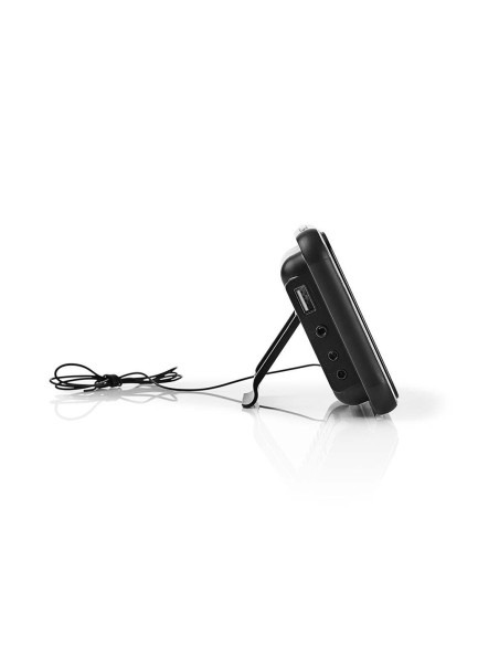 Nedis Clar004Bk Budzik Cyfrowy Budzik Czarny