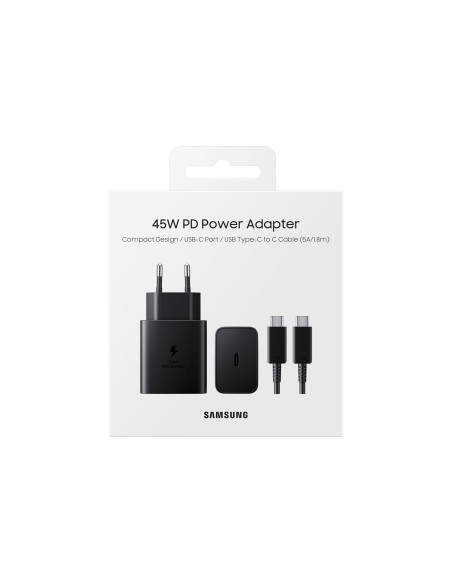 Samsung Ep-T4510 Uniwersalne Czarny Prąd Przemienny Szybkie Ładowanie Wewnętrzna