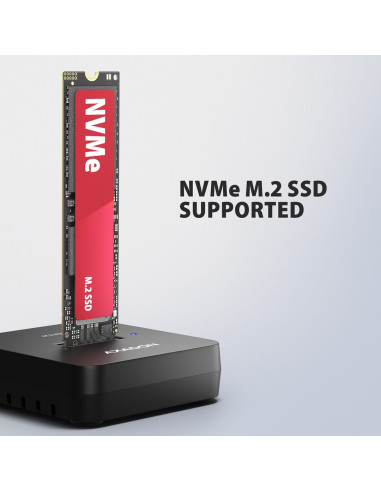 Axagon Adsa-M2C11L Stacja Dokująca Do Dysków Twardych Usb 3.2 Gen 2 (3.1 Gen 2) Type-C Czarny