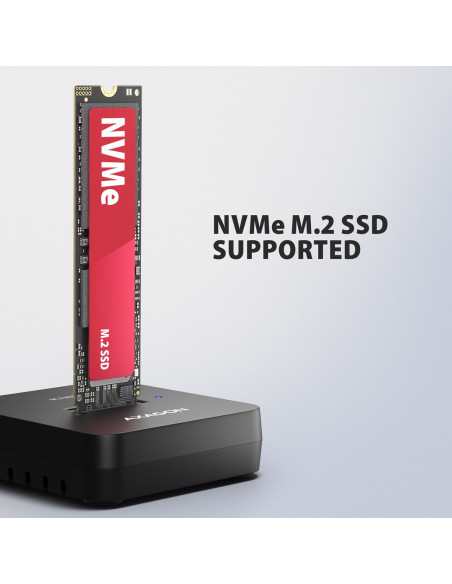 Axagon Adsa-M2C11L Stacja Dokująca Do Dysków Twardych Usb 3.2 Gen 2 (3.1 Gen 2) Type-C Czarny