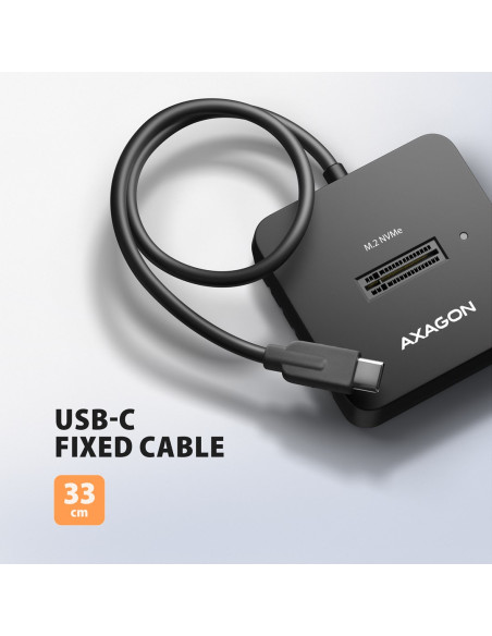 Axagon Adsa-M2C11L Stacja Dokująca Do Dysków Twardych Usb 3.2 Gen 2 (3.1 Gen 2) Type-C Czarny