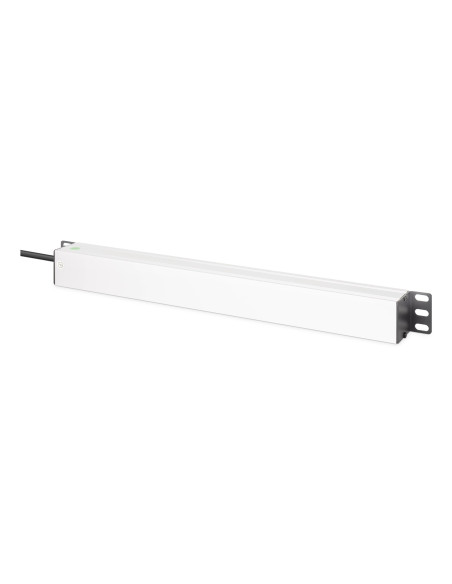 Digitus Dn-95441 Rozdzielacz Zasilania Pdu 7 X Gniazdo Sieciowe 1U Czarny, Srebrny