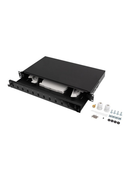 Lanberg Fop1-12Ss-Ldb Panel Krosowniczy 1U