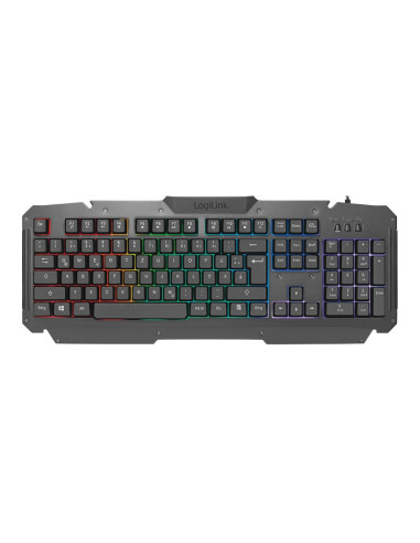 Logilink Id0185 Klawiatura Dołączona Myszka Gaming Usb Qwerty Angielski Czarny