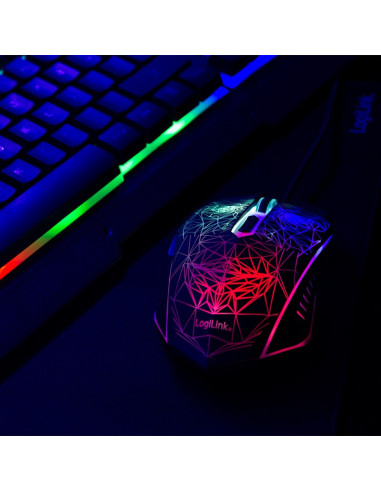 Logilink Id0185 Klawiatura Dołączona Myszka Gaming Usb Qwerty Angielski Czarny