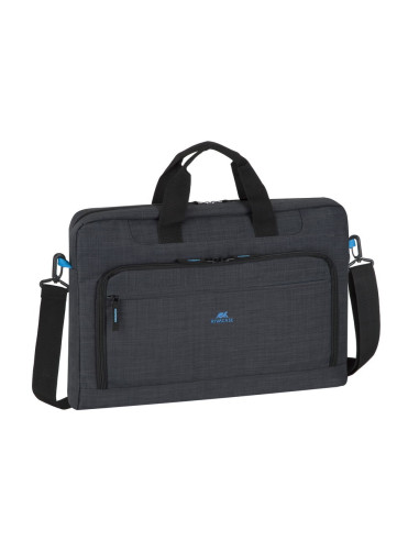 Rivacase Regent 8058 43,9 Cm (17.3") Obudowa Na Messenger Czarny, Cyjan