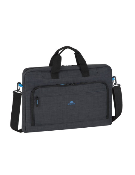 Rivacase Regent 8058 43,9 Cm (17.3") Obudowa Na Messenger Czarny, Cyjan