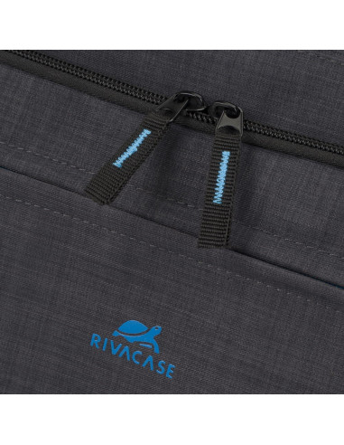 Rivacase Regent 8058 43,9 Cm (17.3") Obudowa Na Messenger Czarny, Cyjan