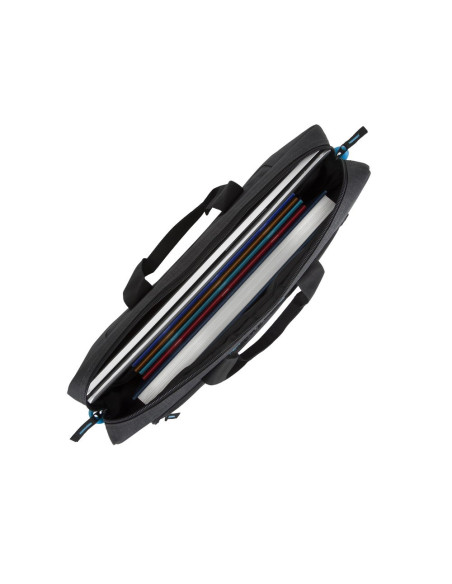 Rivacase Regent 8058 43,9 Cm (17.3") Obudowa Na Messenger Czarny, Cyjan