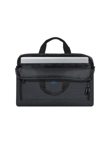 Rivacase Regent 8058 43,9 Cm (17.3") Obudowa Na Messenger Czarny, Cyjan