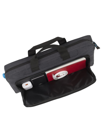 Rivacase Regent 8058 43,9 Cm (17.3") Obudowa Na Messenger Czarny, Cyjan