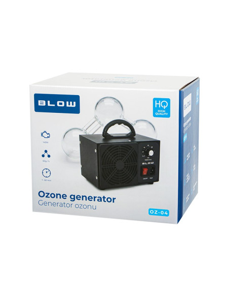 Generator Ozonu Blow Oz-04 Czarny Ozonator 60 000 Mg/H 140W