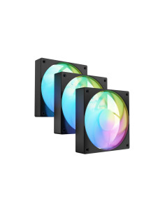 Zestaw 3 Wentylatorów Fury Sai S12 Argb Pwm Czarny 2