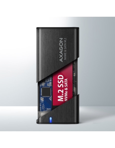 Axagon Eem2-Sb2 Obudowa Do Dysków Twardych Obudowa Ssd Czarny M.2