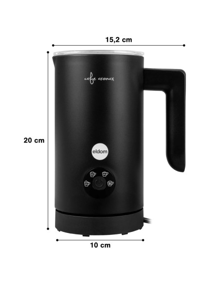 Eldom Spieniacz Do Mleka Si560C Fomi 500W Czarny 300Ml Spienianie Podgrzewanie