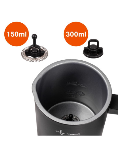 Eldom Spieniacz Do Mleka Si560C Fomi 500W Czarny 300Ml Spienianie Podgrzewanie