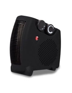 Eldom Termowentylator Hl8C Termii 2000W,Czarny,Płynna Regulacja Temperatury ,Termostat, Zimny Nawiew