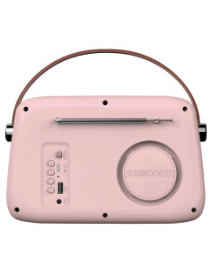 Savio Radio Przenośne Różowe Rs-03 2