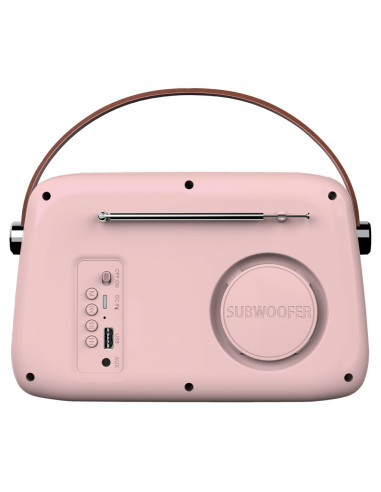 Savio Radio Przenośne Różowe Rs-03