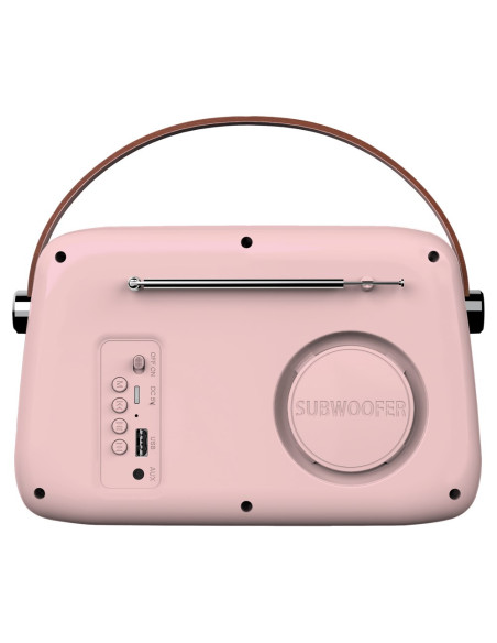 Savio Radio Przenośne Różowe Rs-03