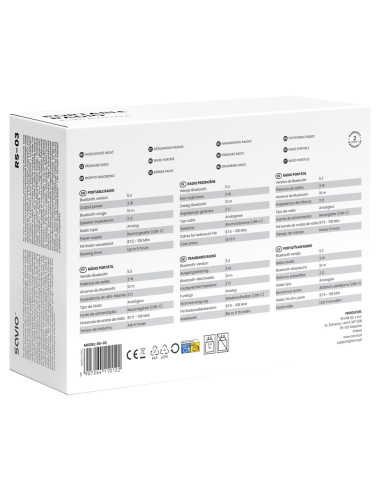 Savio Radio Przenośne Różowe Rs-03
