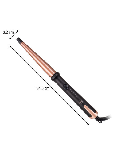 Eldom Lokówka Do Włosów Hs12 Zia 45W Regulacja 120-200 Stopni 5 Proramów