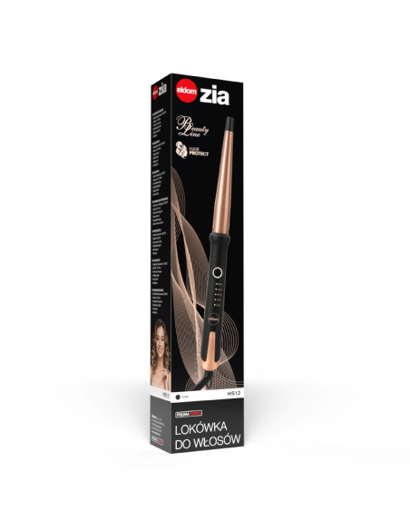 Eldom Lokówka Do Włosów Hs12 Zia 45W Regulacja 120-200 Stopni 5 Proramów