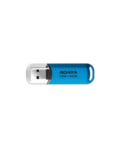 Adata Ac906-64G-Rwb Pamięć Usb 64 Gb Usb Typu-A 2.0 Niebieski, Przezroczysty 2