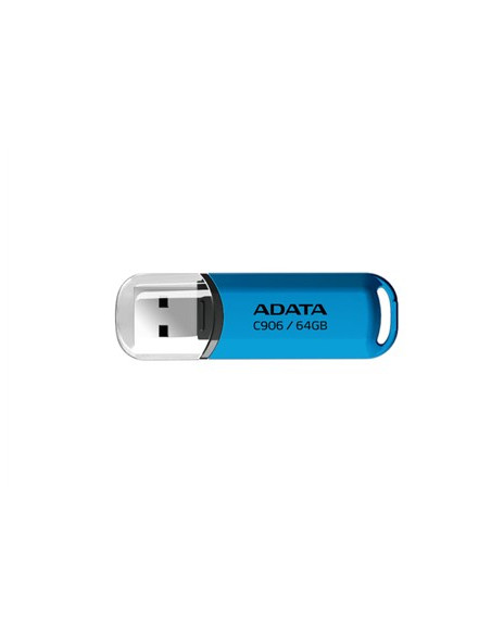 Adata Ac906-64G-Rwb Pamięć Usb 64 Gb Usb Typu-A 2.0 Niebieski, Przezroczysty