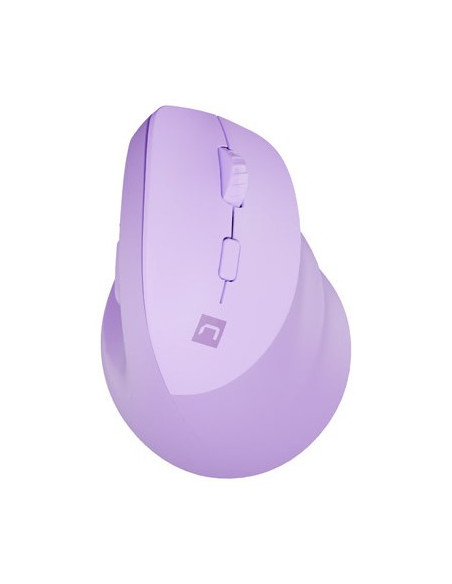Mysz Wertykalna Natec Crake 2 Bezprzewodowa 2400Dpi Bluetooth 5.2 + 2.4Ghz Pure Lavender